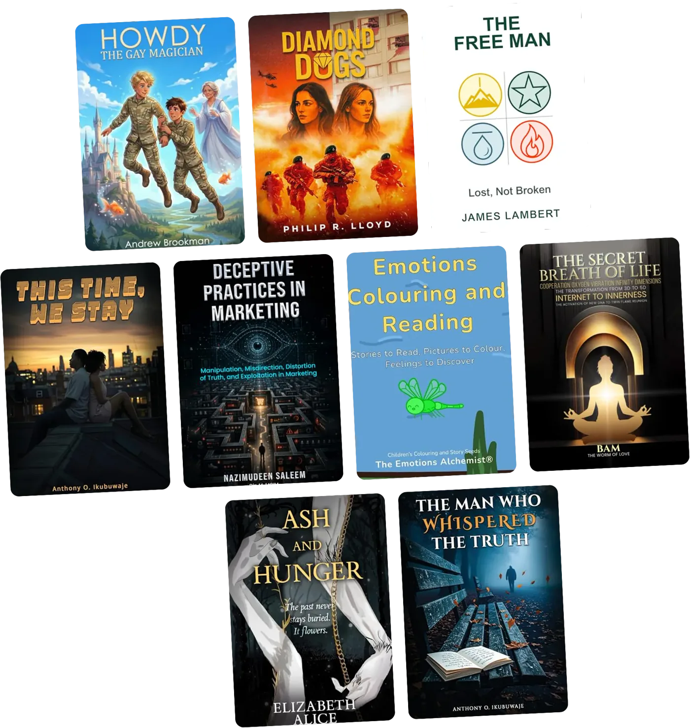 Book cover design support for UK authors, publishers and creatives by Northern Star Press