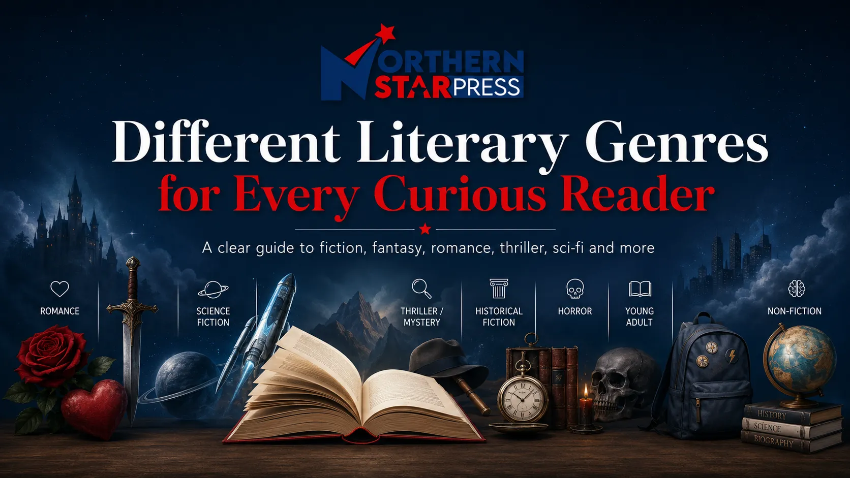 Different Literary Genres for Readers Who Can't Stick to Just One